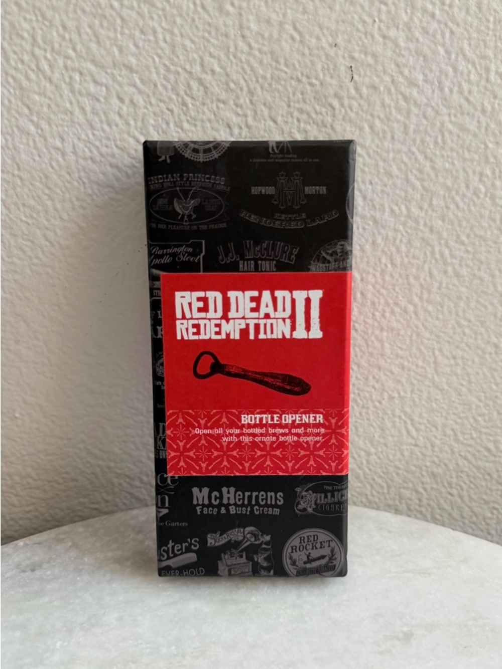 Red Dead Redemption II Bottle Opener - Red & Black